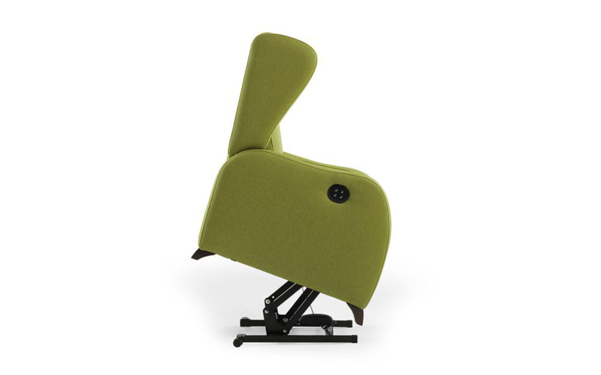 sillón relax orejero elevapersonas con diseño elegante y asiento desenfundable