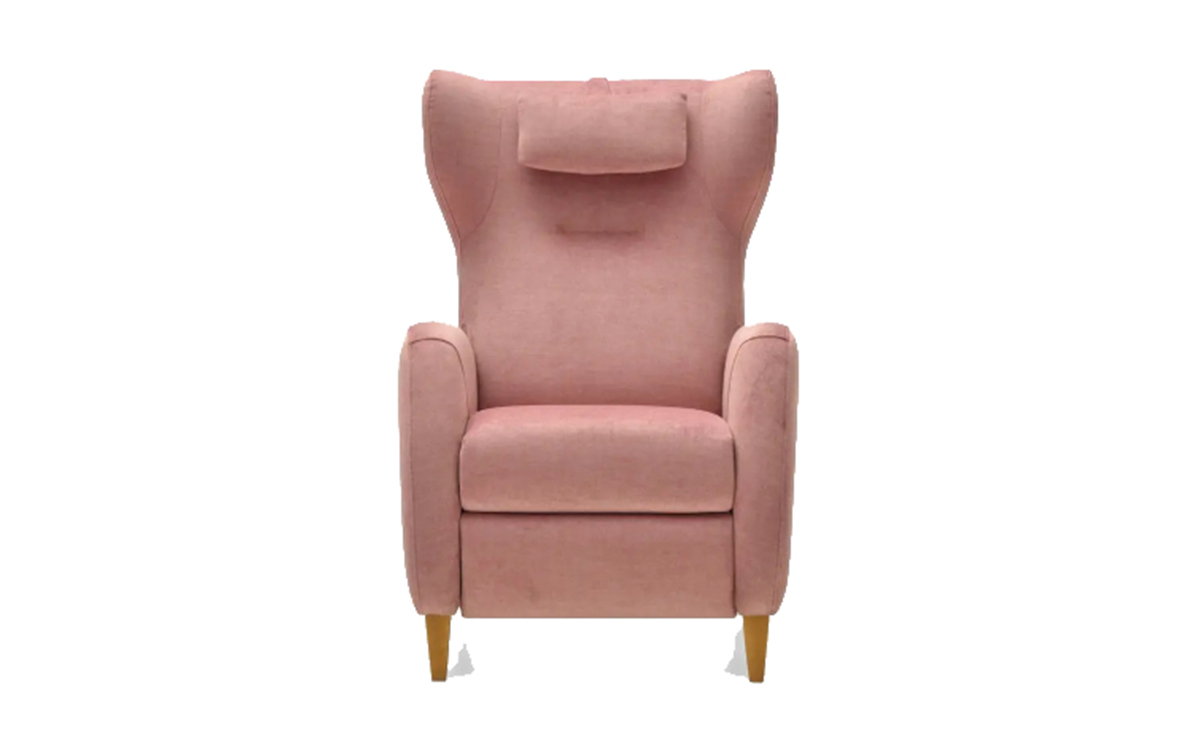 sillón relax orejero moderno con sistema motorizado y apoyo ergonómico