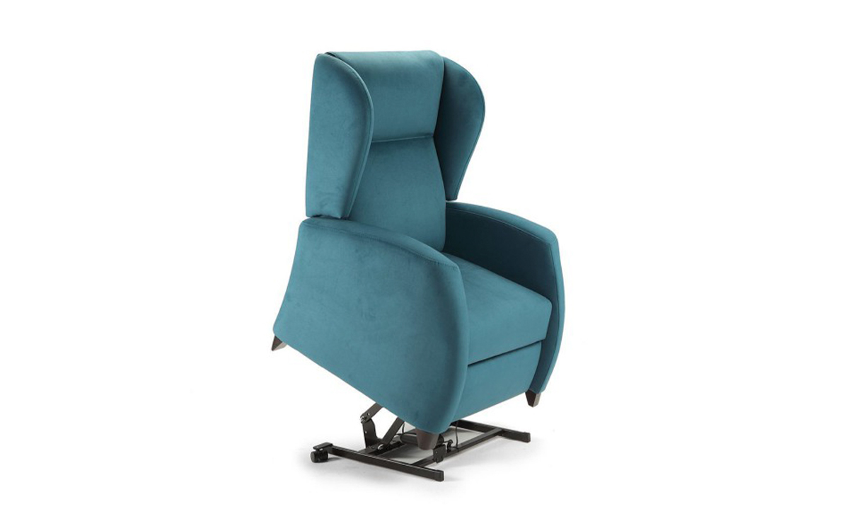 sillón relax reclinable eléctrico con doble motor y sistema elevapersonas