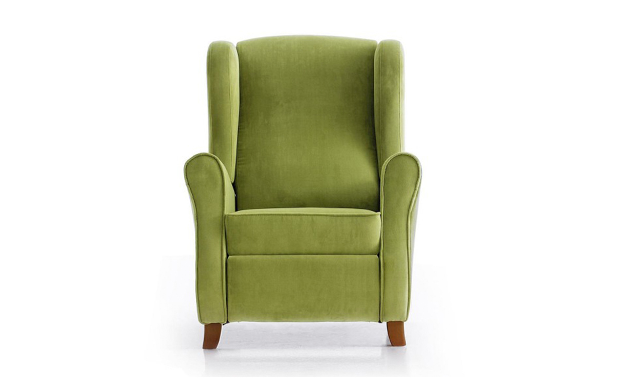 sillón relax reclinable orejero moderno con sistema elevapersonas