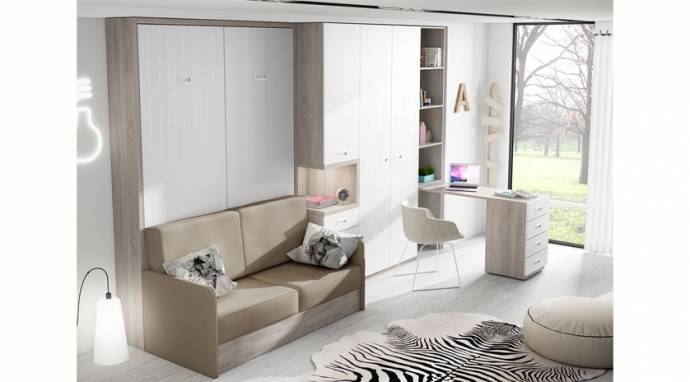 3 ventajas de los muebles cama abatibles con sofá para el hogar