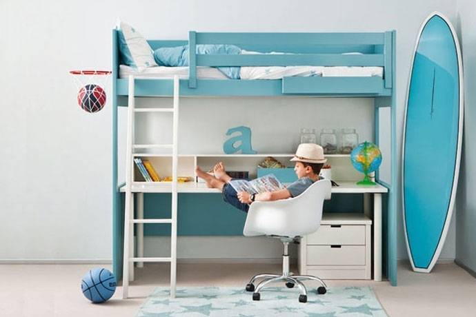 Soluciones de dormitorios juveniles para dos cama nido auxiliar