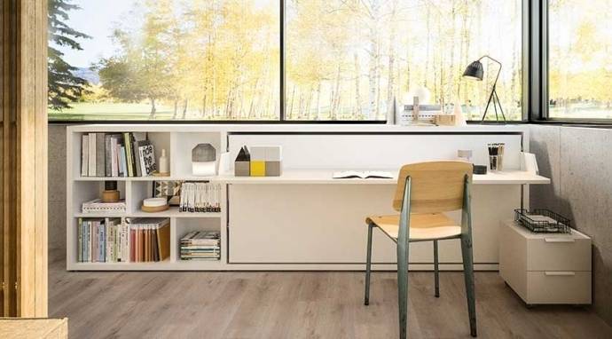 Un mueble cama mesa