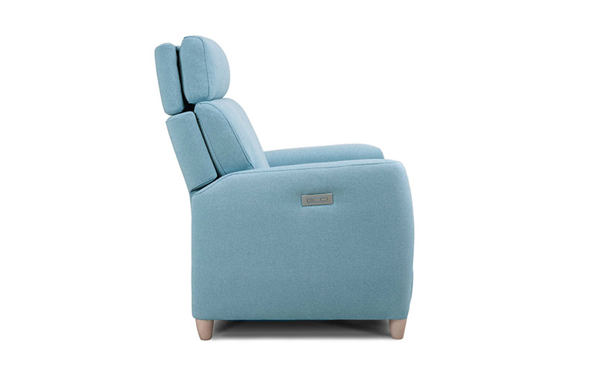 sillón relax elevable muy cómodo con cabezal ajustable y sistema elevapersonas
