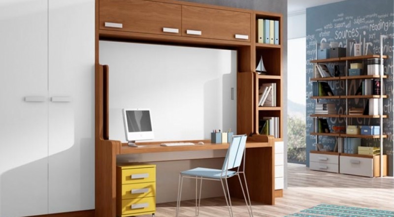 Mueble cama mesa de matrimonio